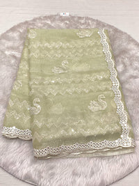 Viscose Organza Saree