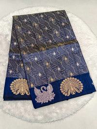 Volcano Silk Saree