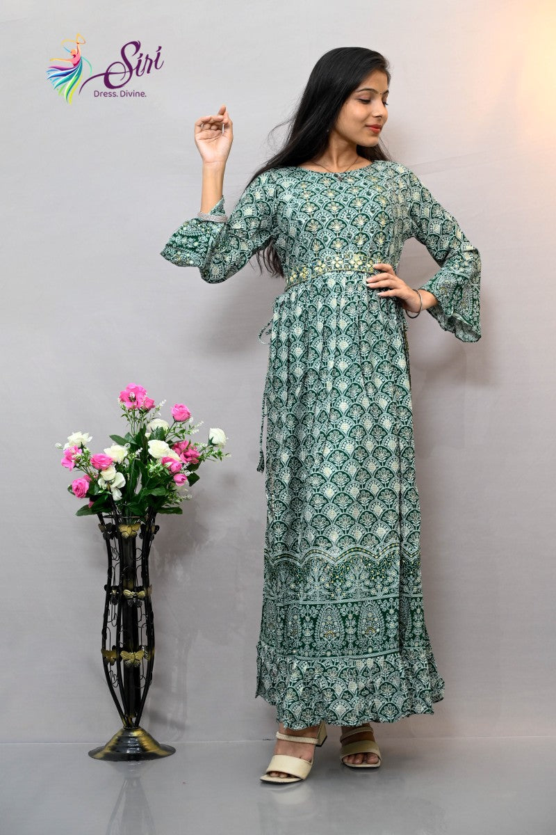 Georgette Floral Print Kurti