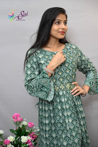 Georgette Floral Print Kurti