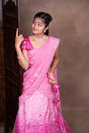 Half Pattu Light Pink Color Of Half Saree