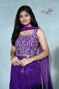 Georgette Partywear Palazzo Set