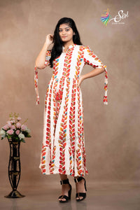 Georgette Floral Print Kurti