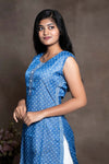 Tussar Silk Fabric Short PatiyalaTop