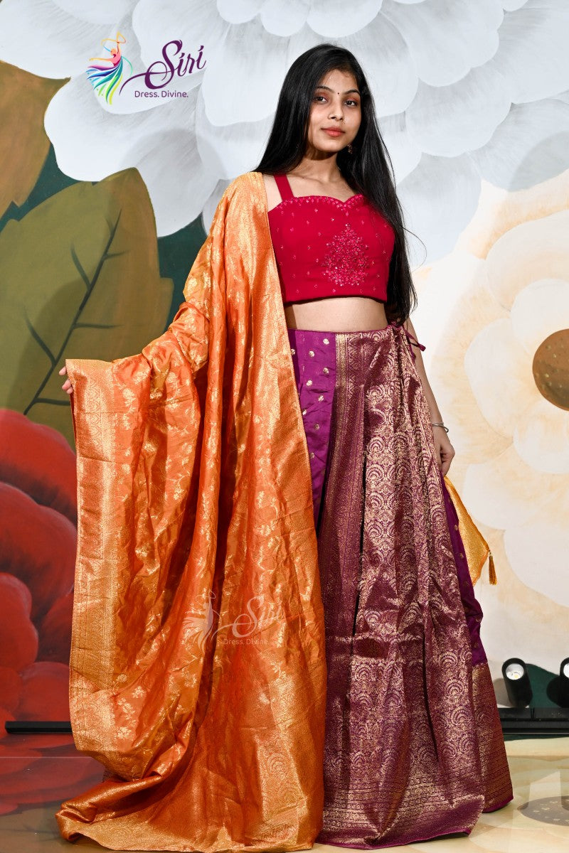 Lehenga / Half Saree – Arishaa Sarees