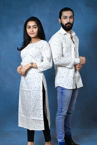 Digital Print Straight Cut Kurti And Partywear Shirt