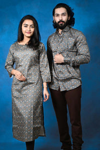 Digital Print Straight Cut Kurti And Partywear Shirt