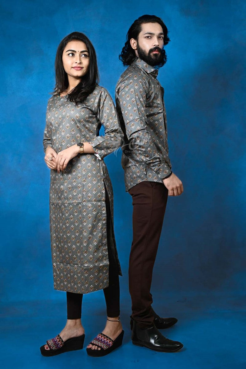 Digital Print Straight Cut Kurti And Partywear Shirt