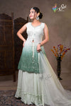 Georgette Mirror Work Chudidar Kalis