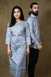 Paisley Print Straight Cut Kurti And Partywear Shirt