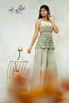 Chiffon Partywear Palazzo Set