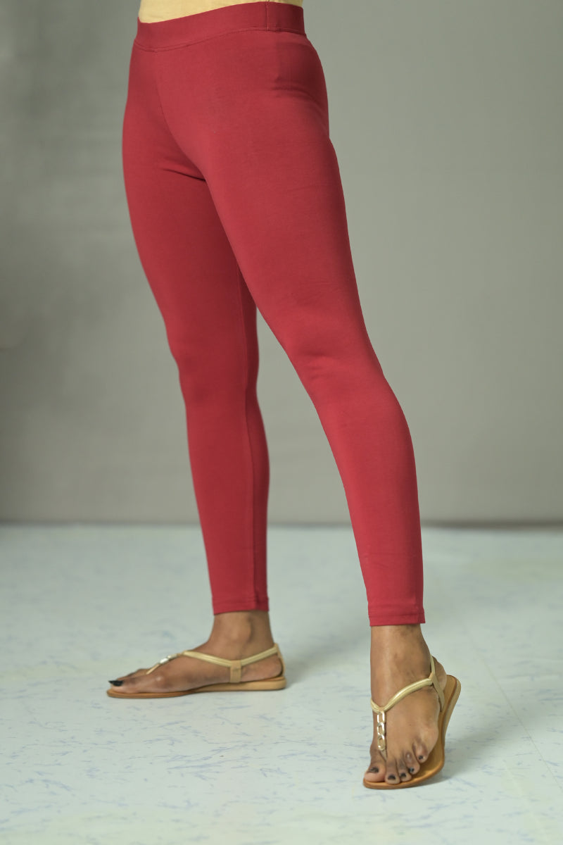 City Heart Light Maroon Color Legging
