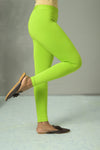 City Heart Light Parrot Green Color Legging