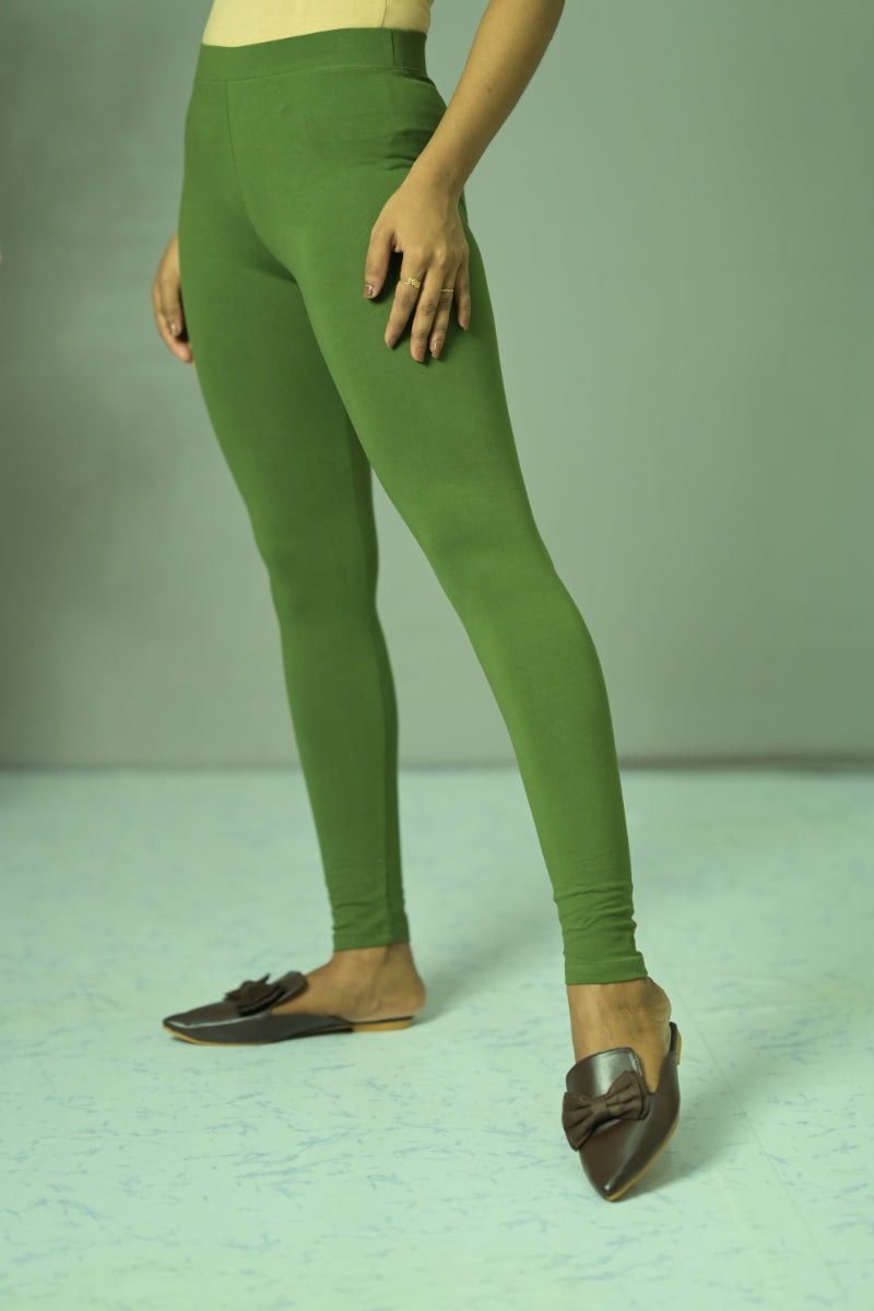 Goose Berry Green Color Legging