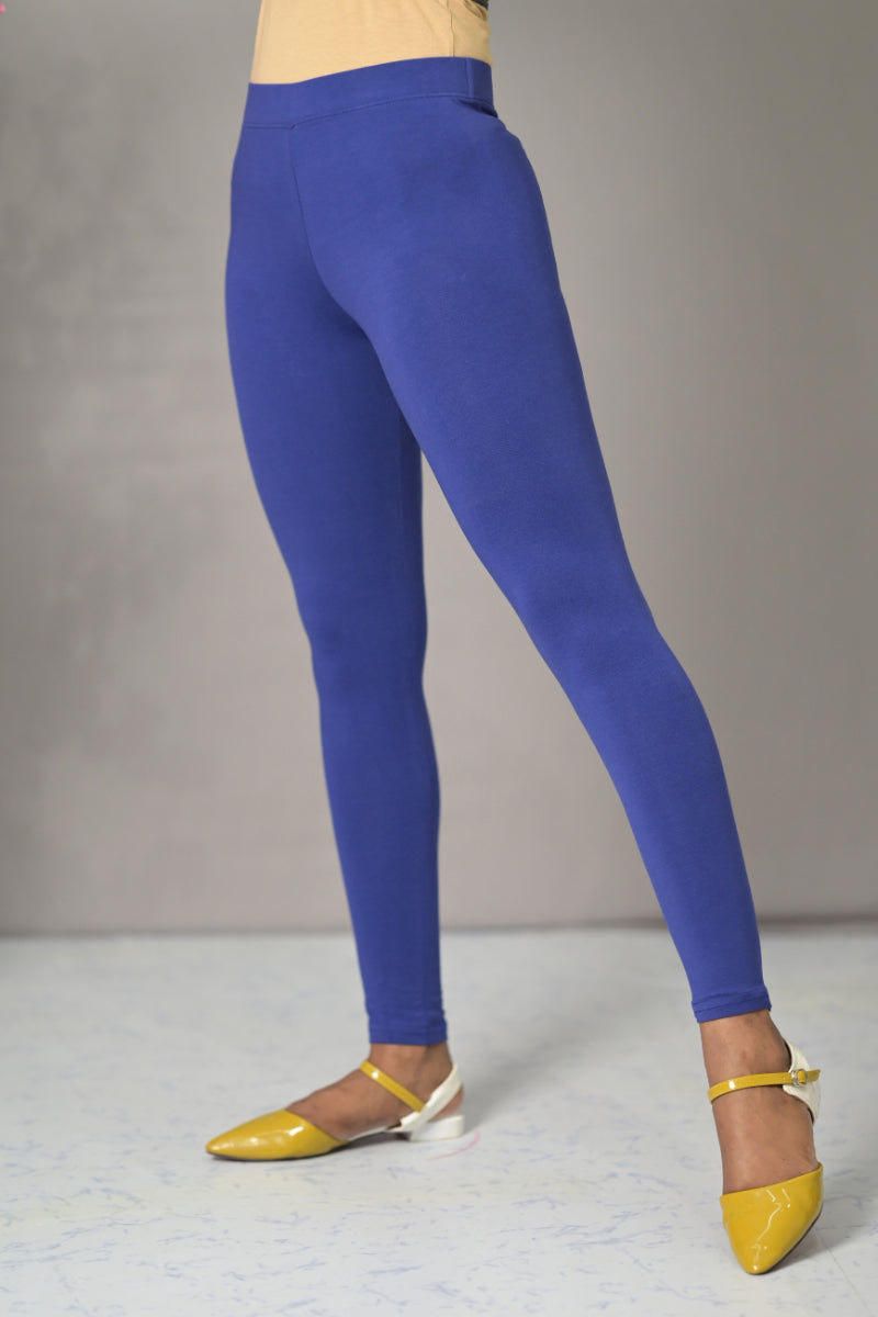 Colorblock TLC Leggings in Electric Blue and Navy – Terez.com