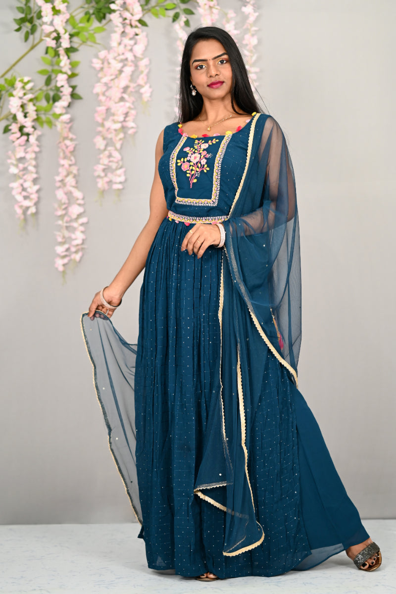 Georgette Partywear Palazo Set