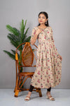 Linen Cotton Printed Long Kurti