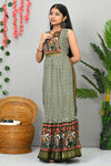 Ikkat Border Long Kurti