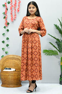 Rayon Fabric Long Kurti