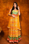 Banaras Georgette Floral Print Chudidar Kalis