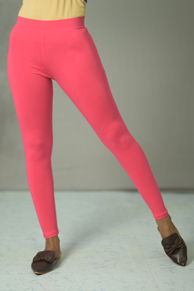 Siri Ankle Length L Pink Legging